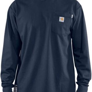 Carhartt Men's 100235 Flame-Resistant Force® Long Sleeve Cotton T-Shirt t